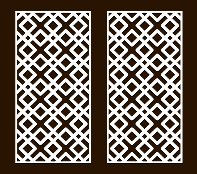 Design pattern screen panel