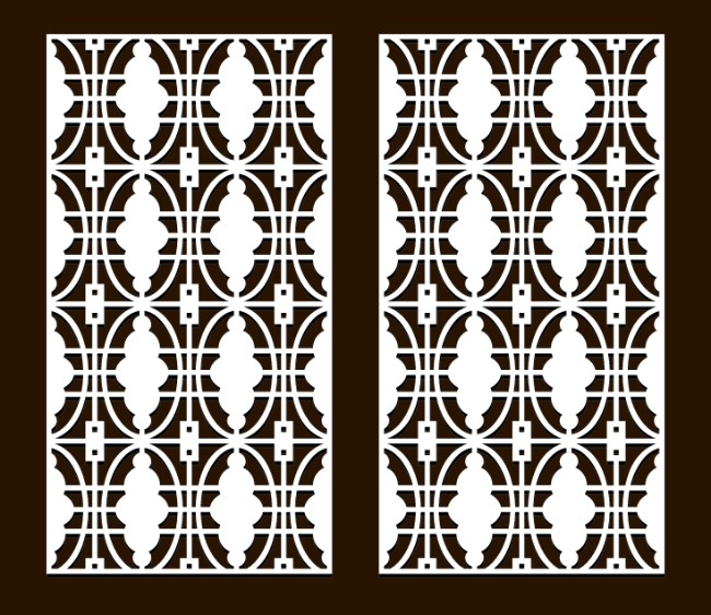 Design pattern screen panel