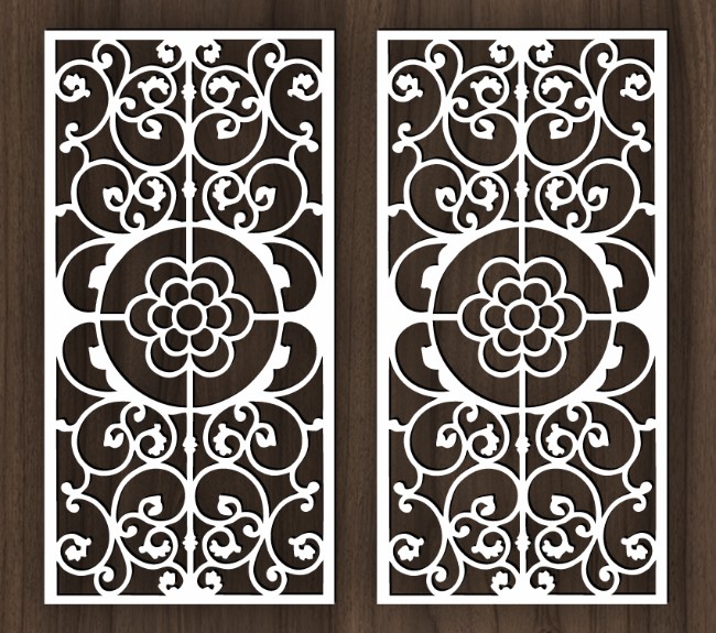 Design pattern screen panel