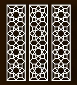 Design pattern screen panel