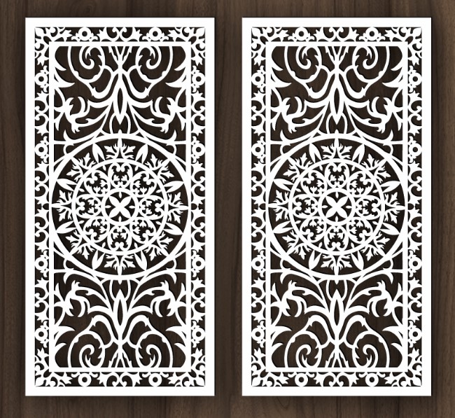 Design pattern screen panel