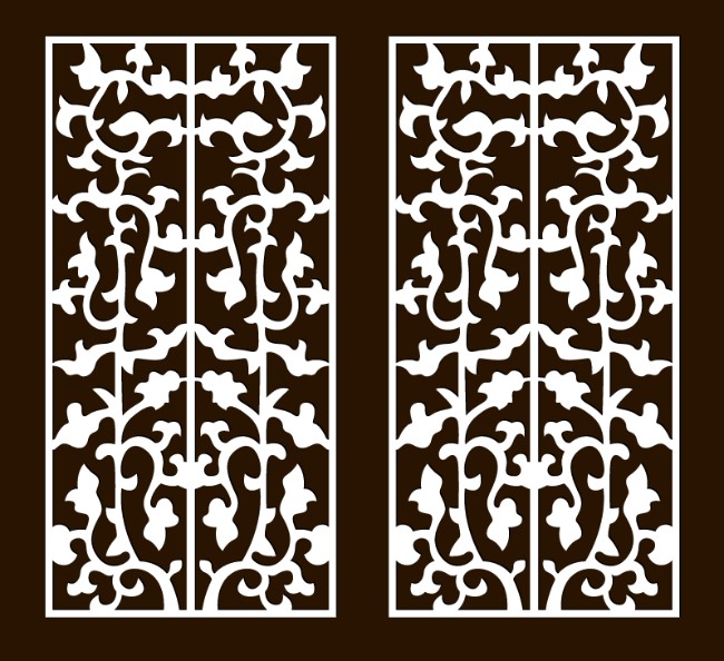 Design pattern screen panel