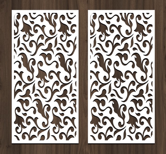 Design pattern screen panel