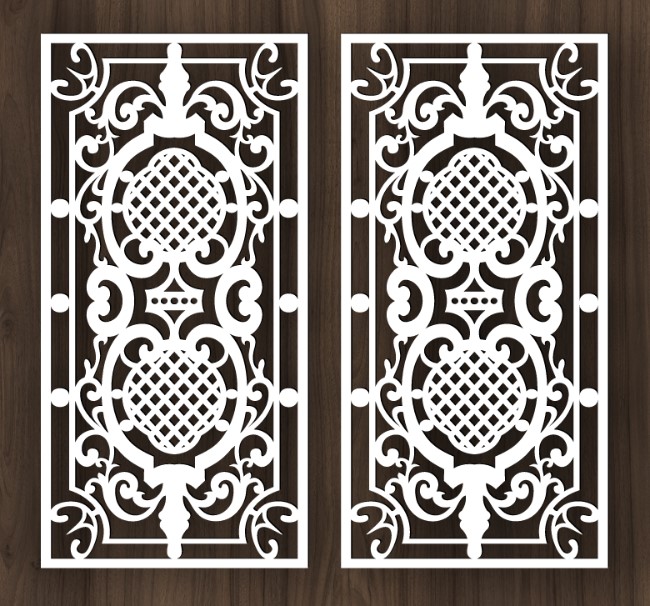 Design pattern screen panel