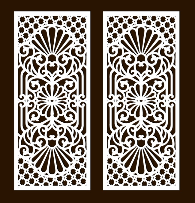 Design pattern screen panel