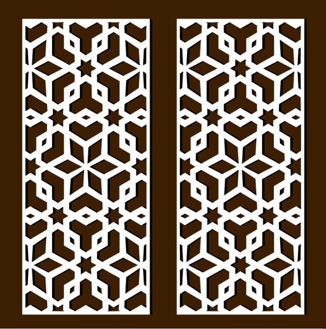 Design pattern screen panel