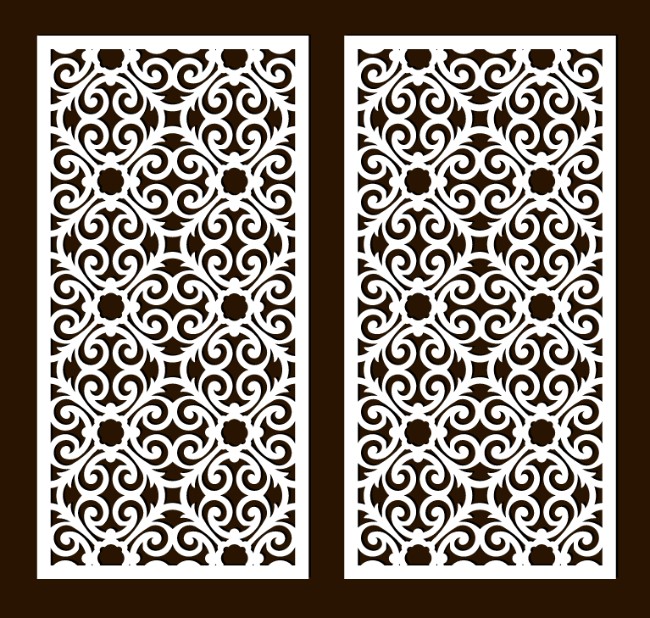 Design pattern screen panel