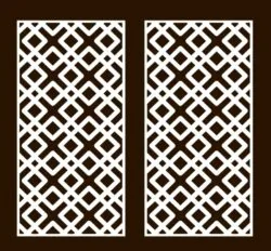 Design pattern screen panel