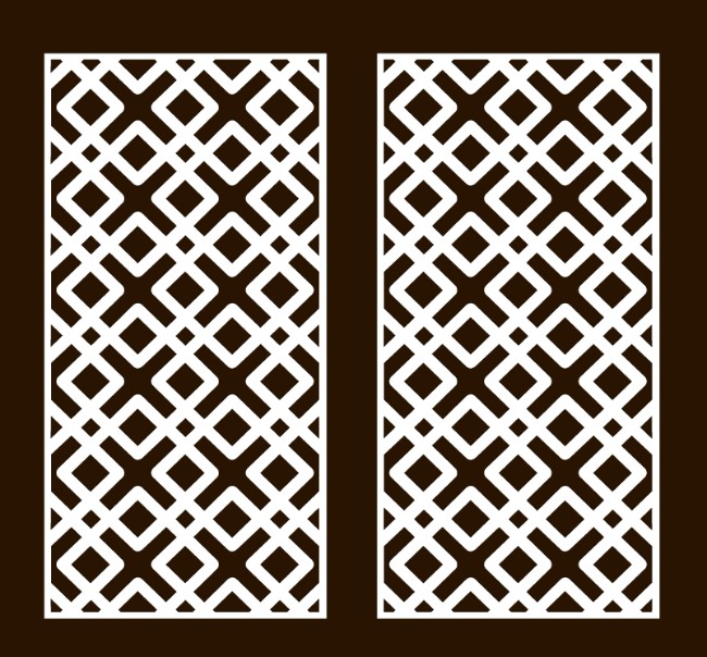 Design pattern screen panel