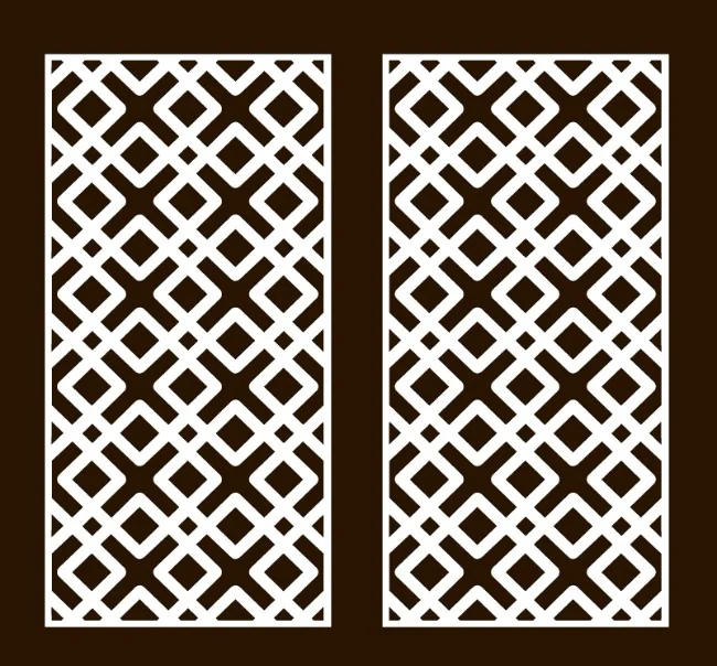 Design pattern screen panel