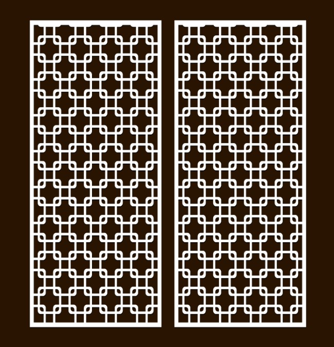 Design pattern screen panel