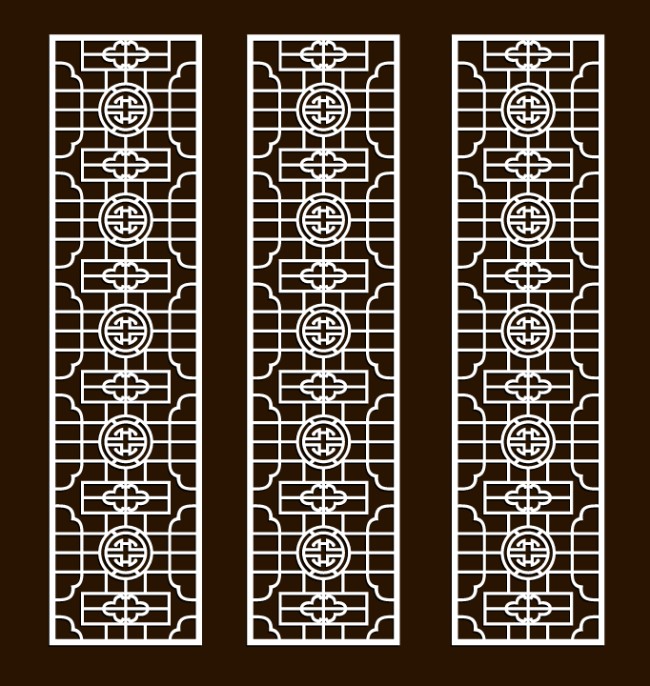 Design pattern screen panel