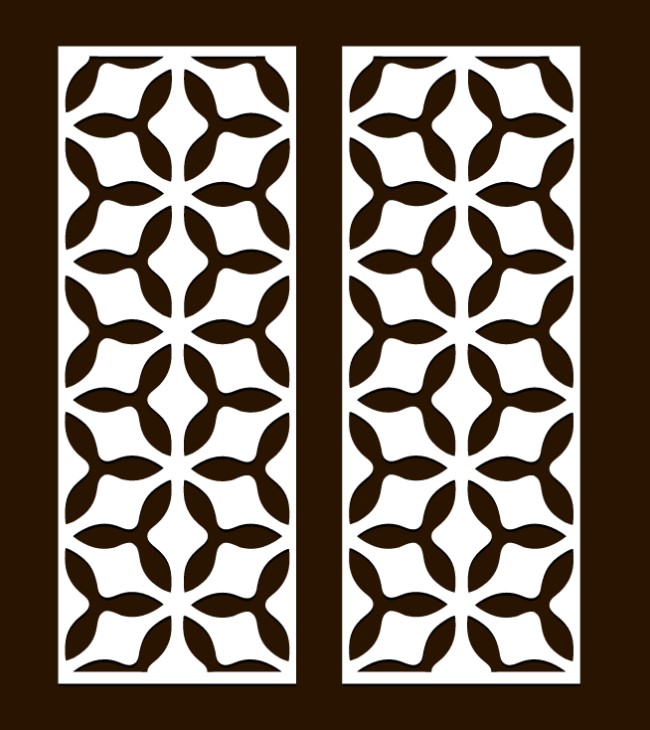 Design pattern screen panel