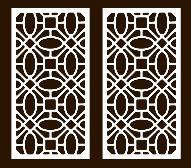 Design pattern screen panel