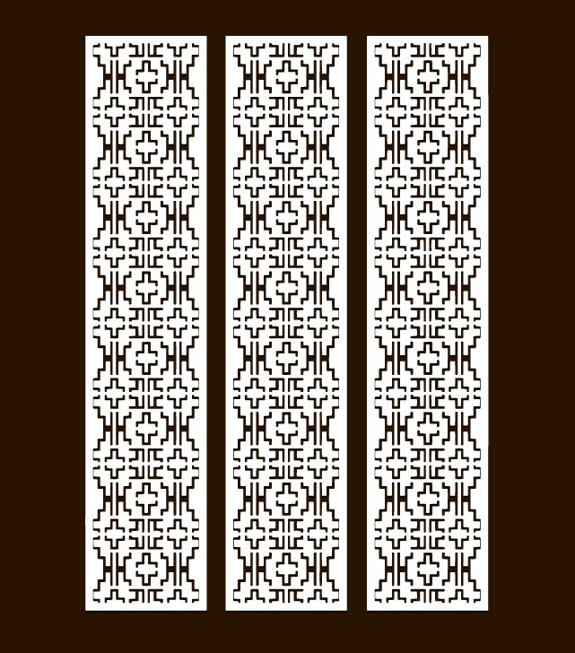 Design pattern screen panel