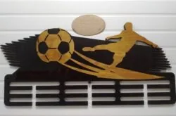 Football medal shelf