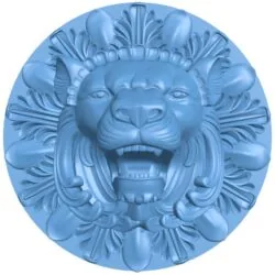 Lion head pattern