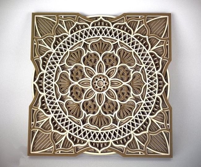 Multilayer flower Mandala