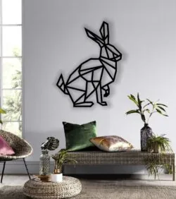 Rabbit mural