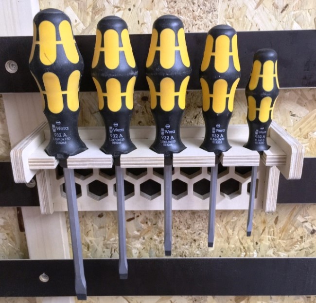 Screwdriver rack