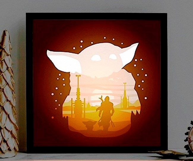 The Mandalorian light box