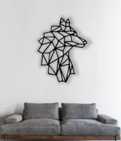 Wolf mural