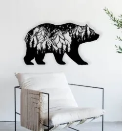 Bear wall art