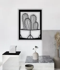 Cactus wall decor