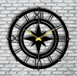 Compass clock