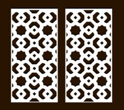 Design pattern screen panel