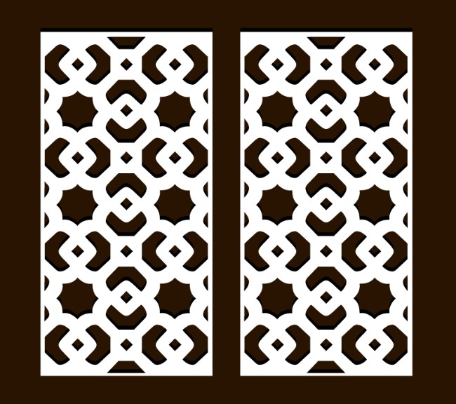 Design pattern screen panel