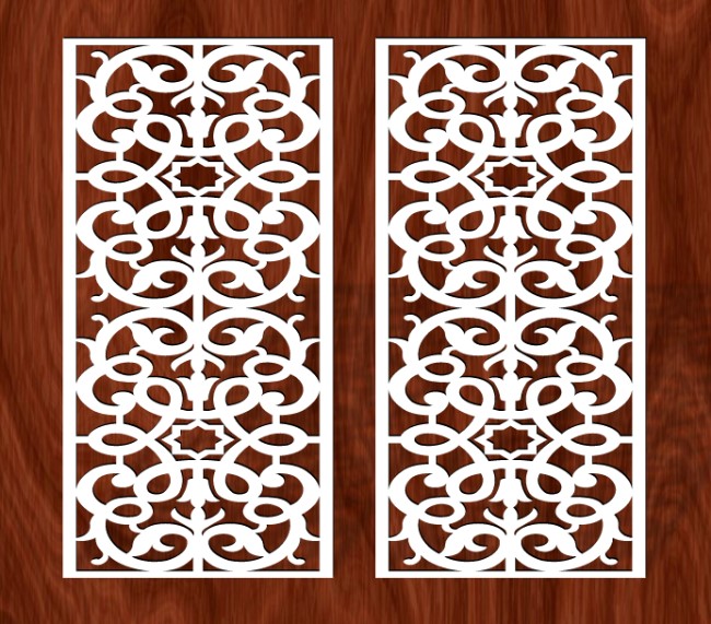 Design pattern screen panel