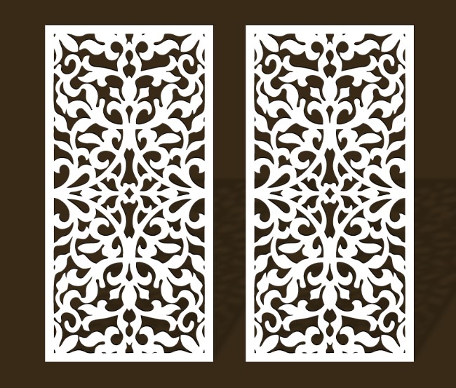 Design pattern screen panel