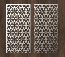 Design pattern screen panel