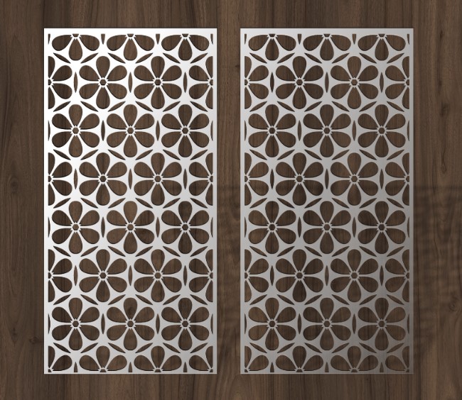 Design pattern screen panel