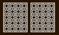 Design pattern screen panel