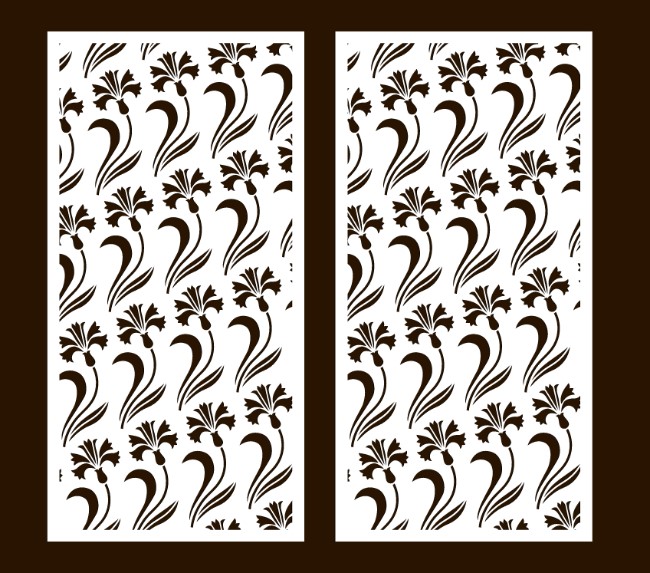 Design pattern screen panel