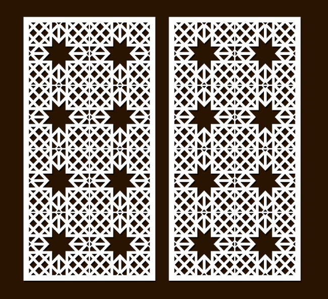 Design pattern screen panel