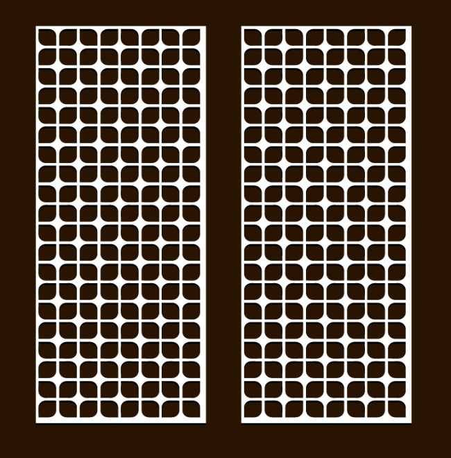 Design pattern screen panel