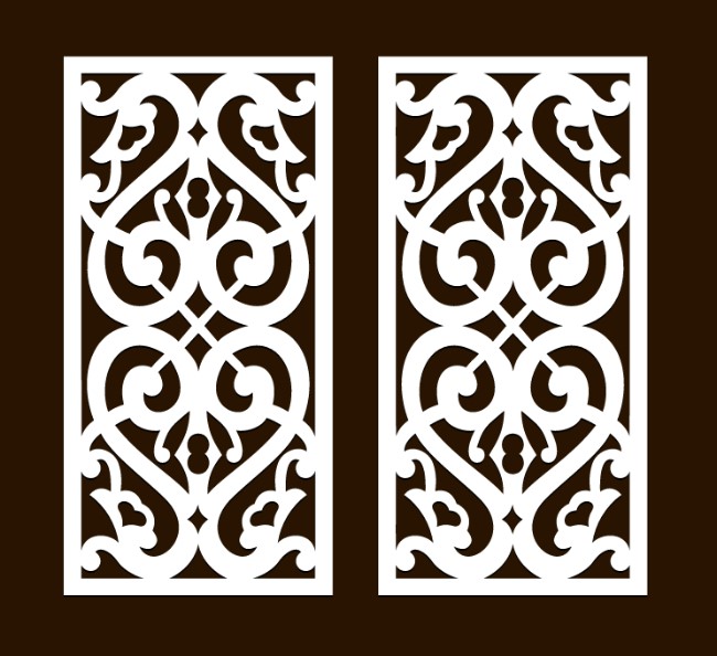 Design pattern screen panel