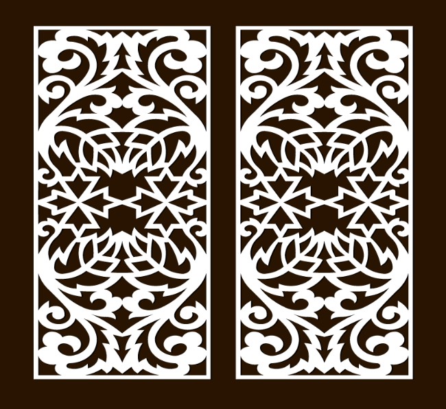 Design pattern screen panel