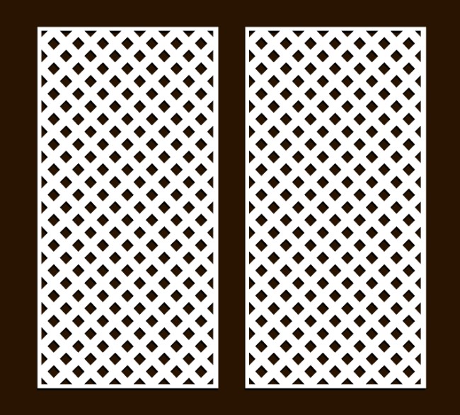 Design pattern screen panel