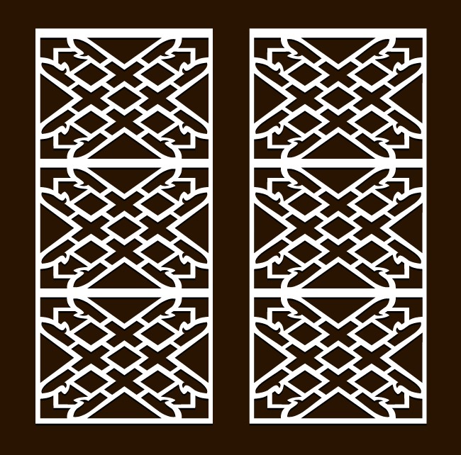 Design pattern screen panel