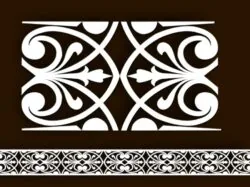 Design pattern screen panel