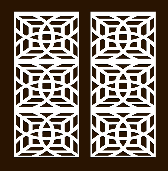 Design pattern screen panel