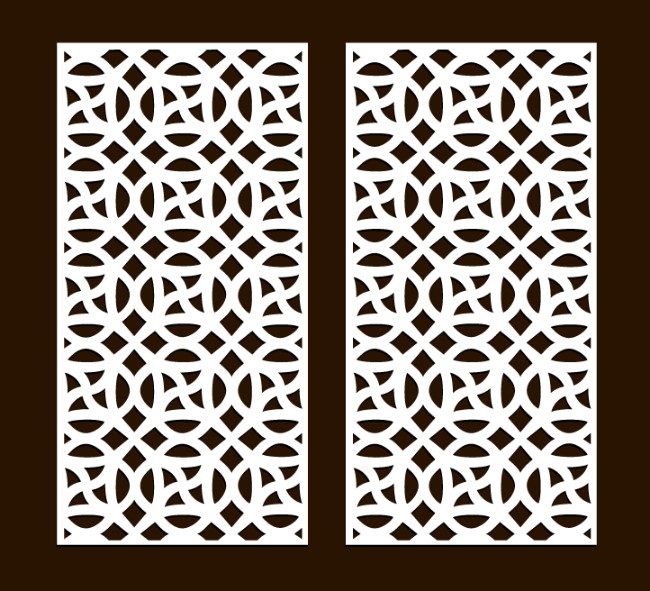 Design pattern screen panel