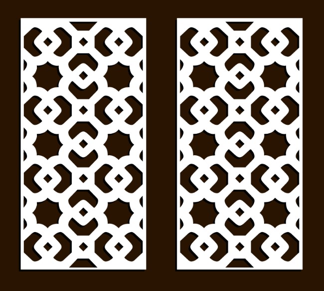 Design pattern screen panel