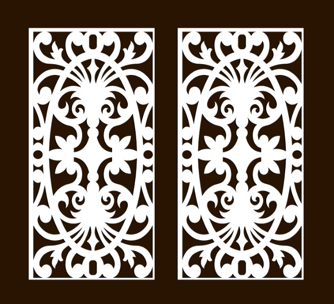 Design pattern screen panel