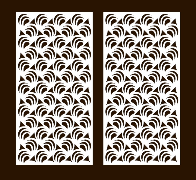 Design pattern screen panel