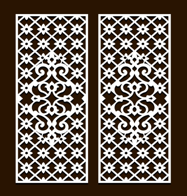 Design pattern screen panel